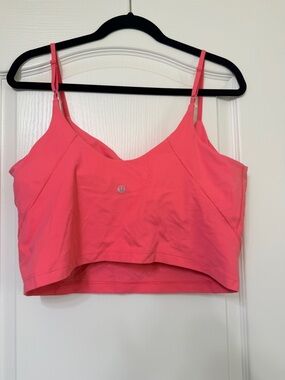 Lululemon Align Cropped Cami Tank A/B in Glaze Pink
